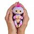 Интерактивная обезьянка Сидней, цвет - пурпур и розовая, 12 см.  - миниатюра №4